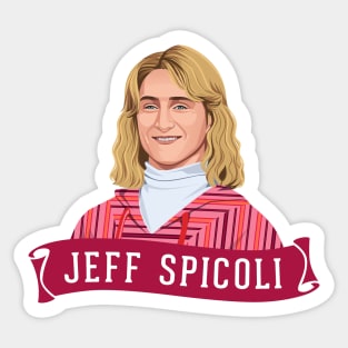 Jeff Spicoli Portrait Sticker